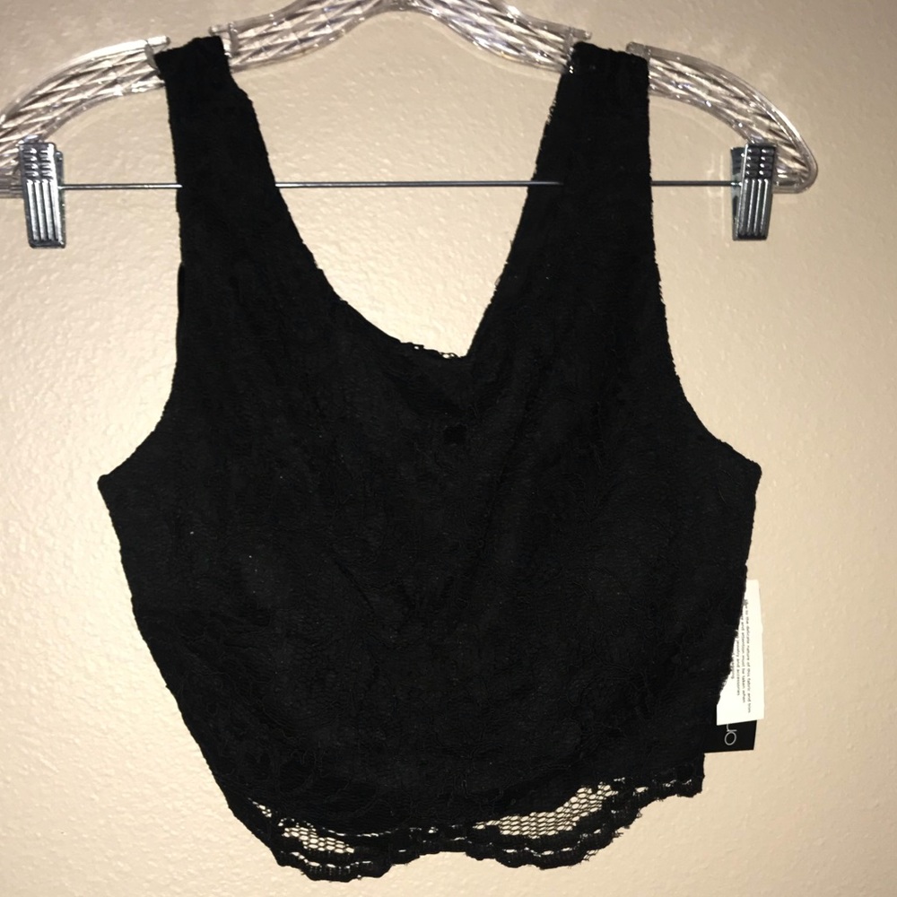 Lace crop top